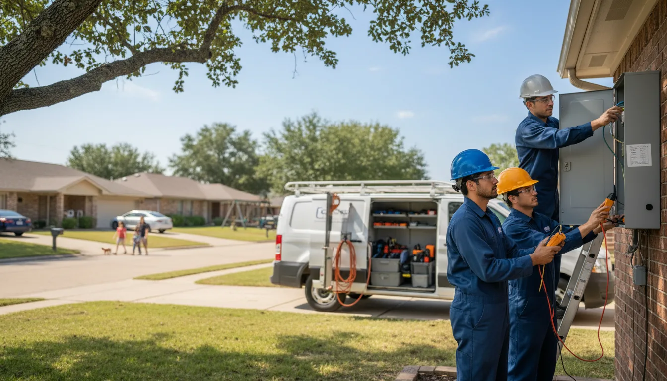 Certified electrician providing emergency electrical services in Breaux Bridge, LA
